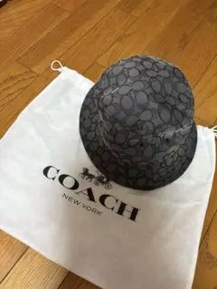 COACH(コーチ) キャンバス バケット ハット　袋付きのサムネイル