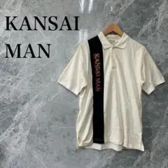 KANSAI MAN メンズ L クリーム デザイナーズ 古着 ポロシャツのサムネイル