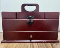 木製 ジュエリーボックス アクセサリーケース 引き出し付き