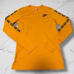 ナイキ TRACK&FIELD 長袖 Tシャツ S 黄色 袖ロゴ ロンTのサムネイル