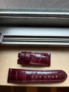 カルティエ サントスデュモン LM 純正 レザーベルト ブラック
