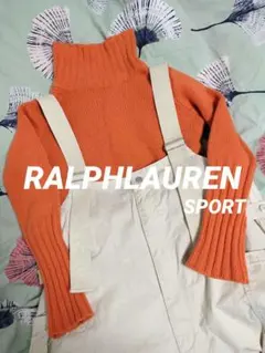 美品 RALPHLAUREN SPORT タートルネック ニット