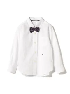 ビームスB:MING by BEAMS キッズ　フォーマルシャツ130ボウタイ付
