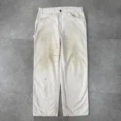 Carhartt ペインターパンツ ホワイト ダブルニー 30X30 古着 - メルカリ