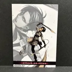 進撃の巨人　DVD 特典　ポストカード　イラストカード　リヴァイ