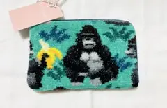 【新品未開封品】FEILER ウッホッホゴリラ 巾着 ウッホッホゴリラ 巾着 L/UHGー243019(ミディアムグリーン