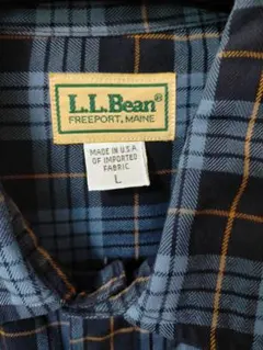 LLBean　長袖　チェックシャツ　US　アメリカ製