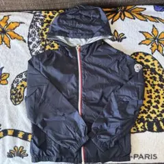 MONCLER （ネイビー） フード付きナイロンブルゾン