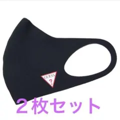 GUESS 黒マスク 三角ロゴ付きのサムネイル