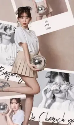 小嶋陽菜さん着用♡新品未使用ダグ付き　ZARAボックスはプリーツスカパン