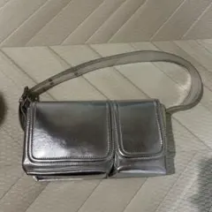 moussyシルバーバッグ　ハンドバッグy2k