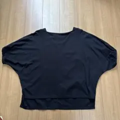 INEDブラック ドルマンスリーブ 半袖Tシャツのサムネイル