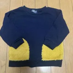 トレーナー　紺　80 ベビー　男の子　服　トップス　冬　暖かい