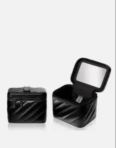 未使用品】YSL イヴサンローラン ミラー付きバニティポーチ ブラック