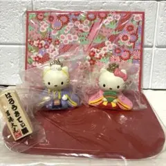 吉徳大光 ひな人形 サンリオ ひな祭り ハローキティ 親王飾り 箱無し