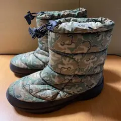 ザノースフェイス　ヌプシブーティー　カモ柄