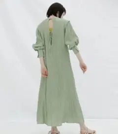 kastane ♡ イージーシャーリングドレス　ワンピース　グリーン