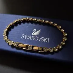 スワロフスキー Swarovski Tennis ブレスレット　ローズゴールド