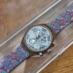 Swatch クロノグラフ ペイズリー