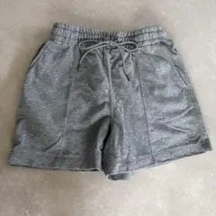 GUグレー スウェット ショートパンツ M