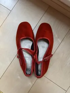 未使用】MAX&Co. スエード バレエシューズ レッド 39 - メルカリ