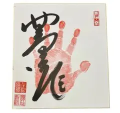 早すぎた名横綱、第51代横綱 玉乃海の大関、玉乃島の時代 サイン手形