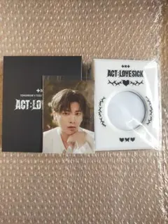 txt act lovesick トレカバインダー　テヒョン　ミニフォト付き
