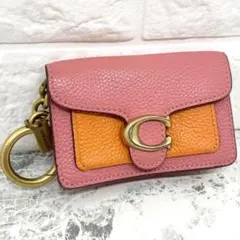 未使用級 COACH コーチ ミニ タビー バックチャーム マルチケース