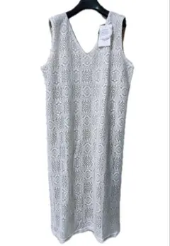 新品2wayパネルレースジャンパースカート 花柄 ワンピース