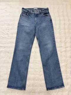 moussy MVS CENTER PRESS ストレートデニム 27