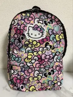 リュックサック ハローキティ 総柄 キティちゃん　ピンク