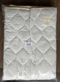 【未使用】クリーム色 シングルサイズ ベッドパッド