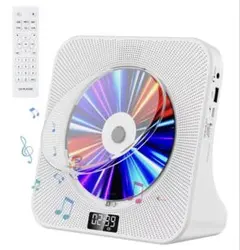 CDプレーヤー Bluetooth CDラジカセ 語学学習 プレゼント ホワイトのサムネイル