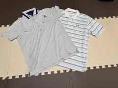 美品☆メンズポロシャツOAKLEY(XL)UNDERARMOUR(LG) ２枚