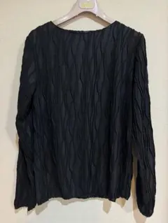 【美品】WHITE TEA レディース 長袖 カットソー 黒