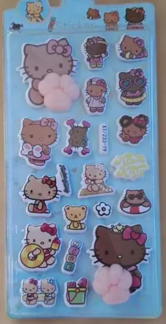 ☆3 ハローキティ 立体シールセット