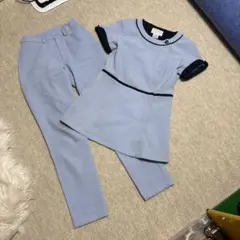 ワコール　フォーク　ナース服　スクラブ上下セットのサムネイル