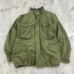 米軍放出品　M-65 フィールドジャケット　ミリタリー　古着　グリーンS-R相当