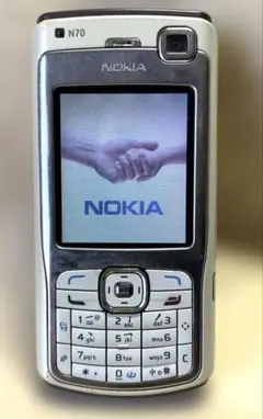 Nokia N70 RM-84 海外版 英語表示 動作品 充電器付き　カメラOKのサムネイル