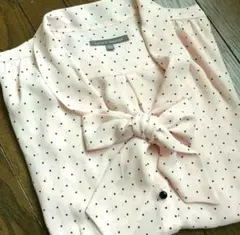 ローラアシュレイ ドット ブラウス シャツ 美品