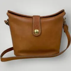 オールドコーチ　ショルダーバッグ ドイツホック　グラブタンレザー　USA製