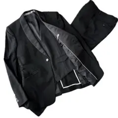 SUIT SELECT タキシード セットアップ ブラック Y5 スリーピース