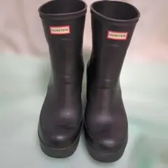 HUNTER ブラック 長靴 高めヒール