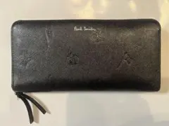 Paul Smith 黒 長財布　ポールドローイング