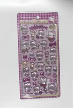 未開封 正規品 ハローキティ ボンボンドロップシール ピンク サンリオ