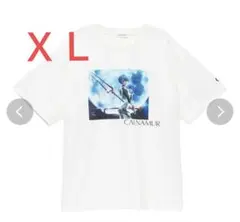 新品）CALNAMUR エヴァンゲリオンコラボ レイ背景 藤田ニコルTシャツ