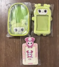 TWICE ラブリー ジョンブリー トレカケース アクリルスタンドポーチ