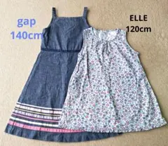 gap デニムワンピース 140cm・ELLE 120cm