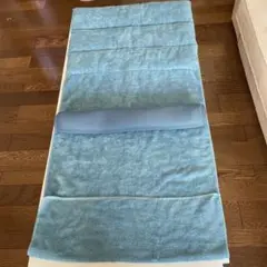 今治睡眠用タオル2 ブルー