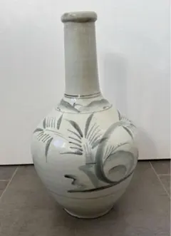 古い美濃　瀬戸徳利　江戸　明治　花入　酒器　アンティーク　古道具　花器　李朝 古い美濃 瀬戸徳利 江戸 明治 花入 酒器 アンティーク 古道具